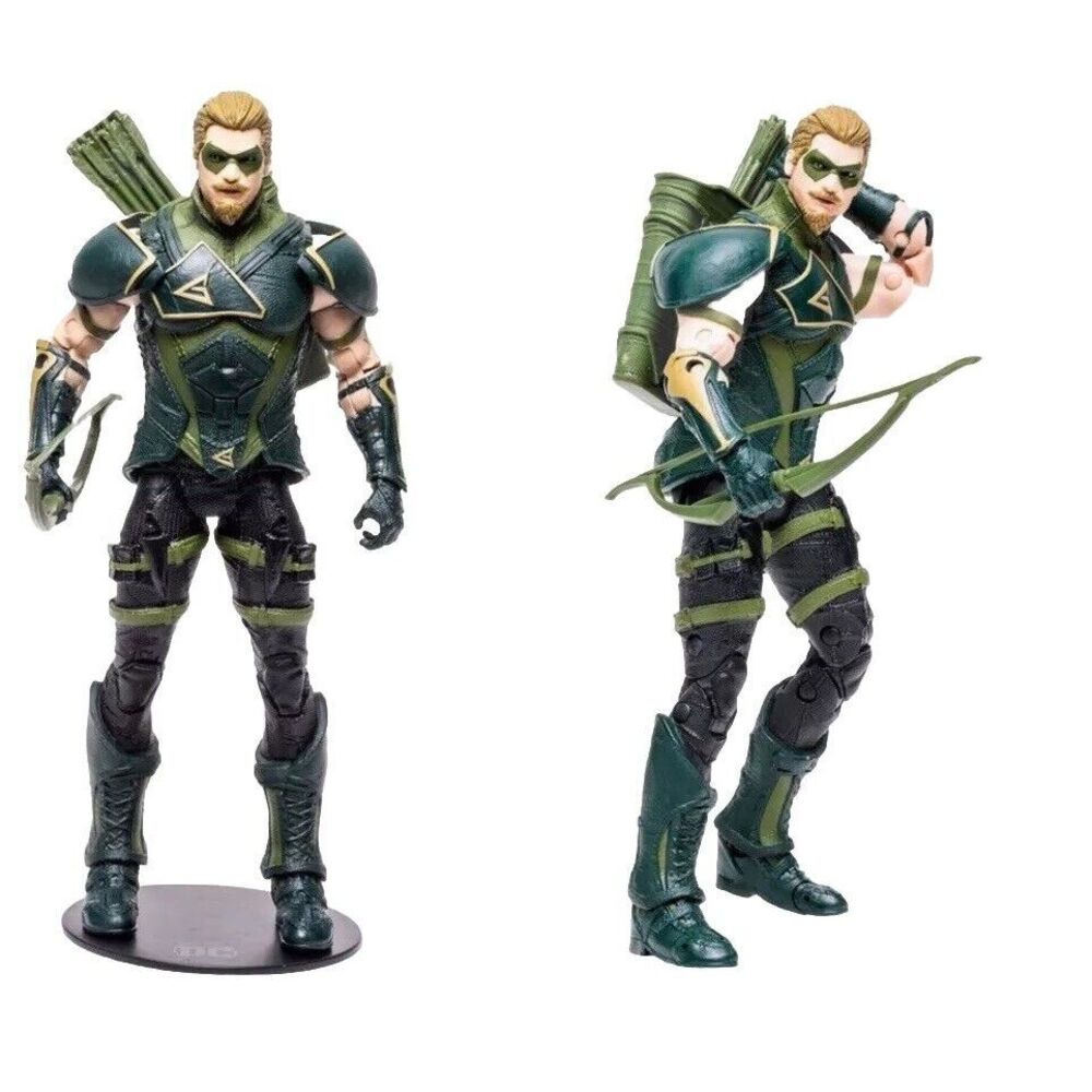 McFarlane Toys DC Multiverse Green Arrow Injustice 2 7" 22 Moving Parts. NIB - Picture 2 of 4